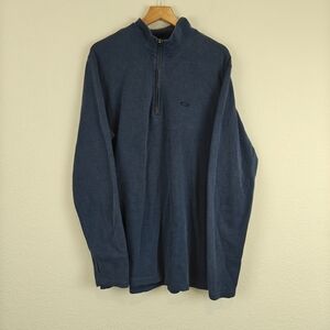 Vintage Y2K Oakley Quarter Zip Pullover Blue L Techwear Archive 2000s Size LG